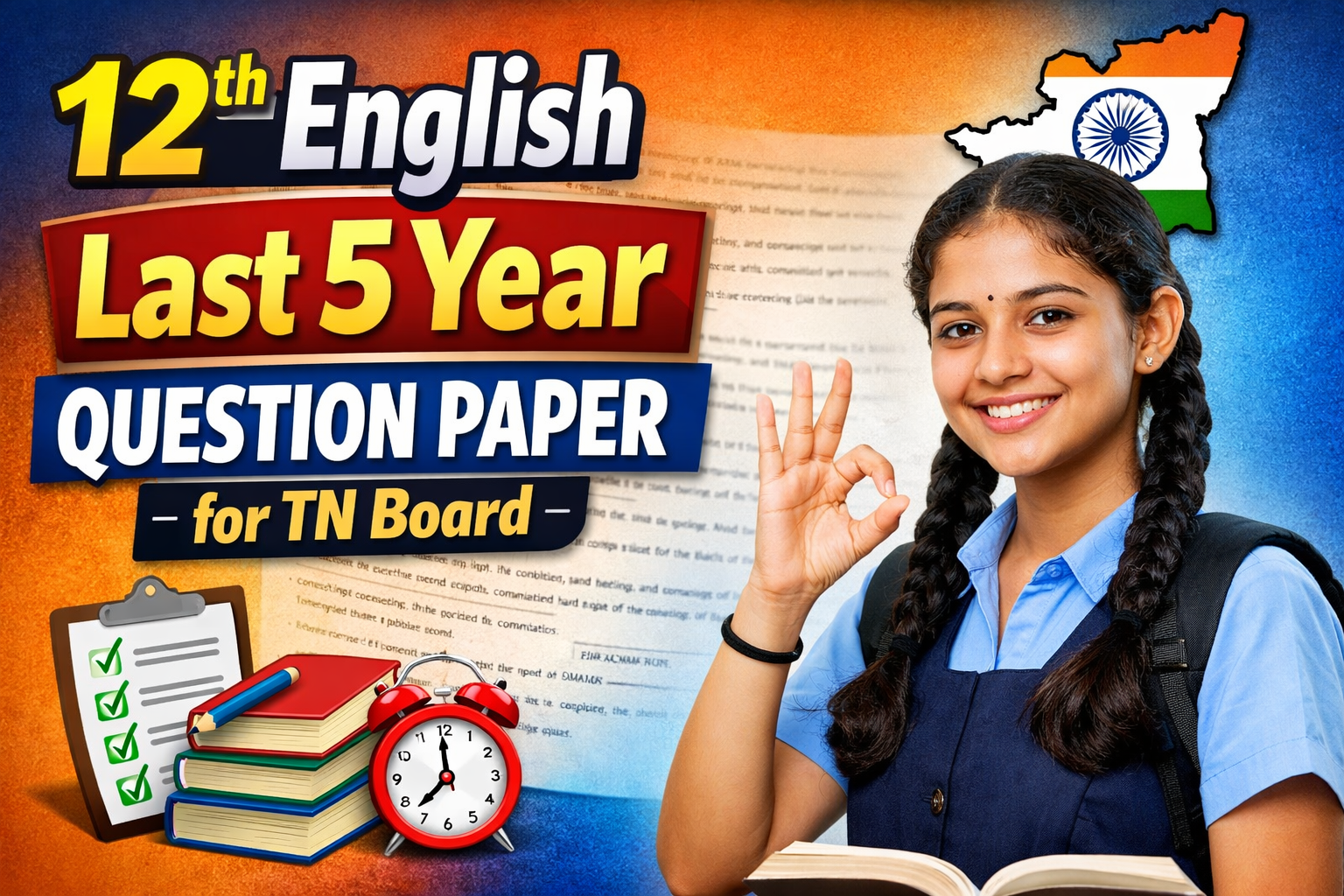 12th English Last 5 Year Question Paper