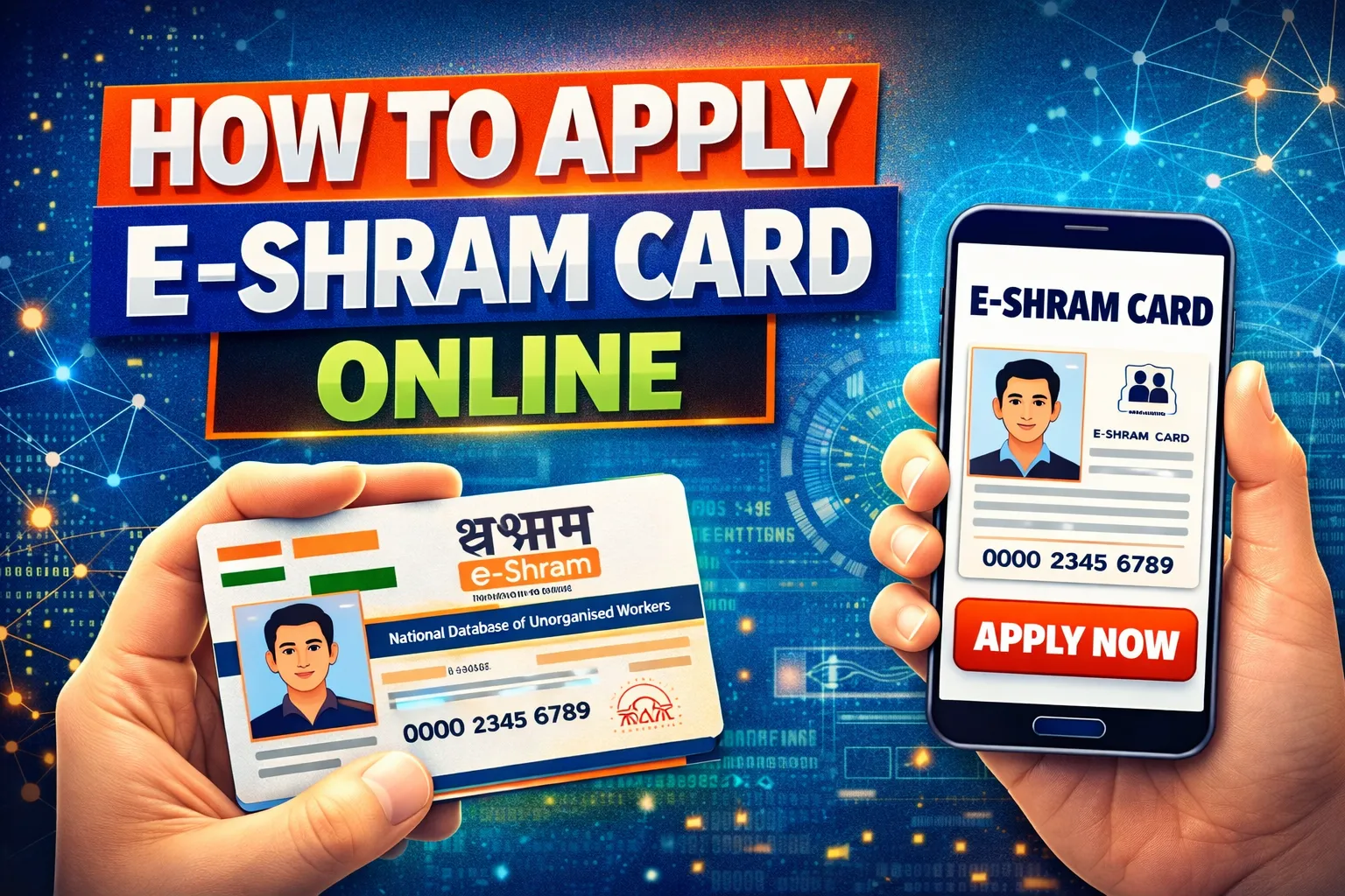 How To Apply For E-Shram Card Online