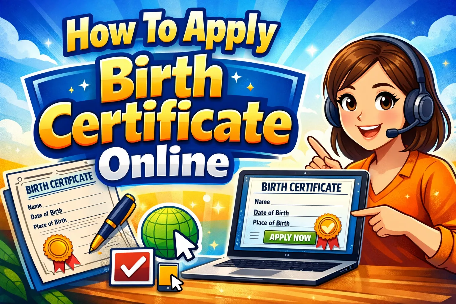 How To Apply Birth Certificate Online