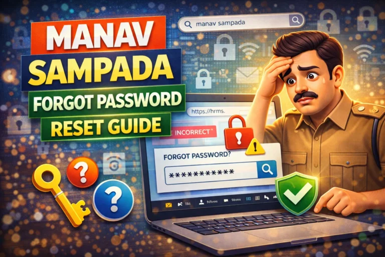 Manav Sampada Forgot Password Reset