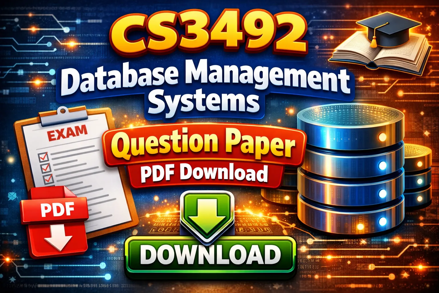 CS3492 Database Management Systems Question Papers
