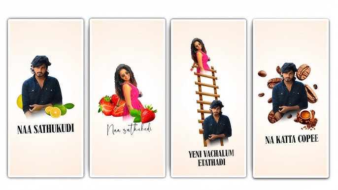 Na sathukudi ne strawberry Video Editing in Alight Motion Tamil ...