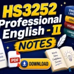 HS3252 Professional English - II Notes