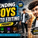 Trending Boys Photo Editing Prompt