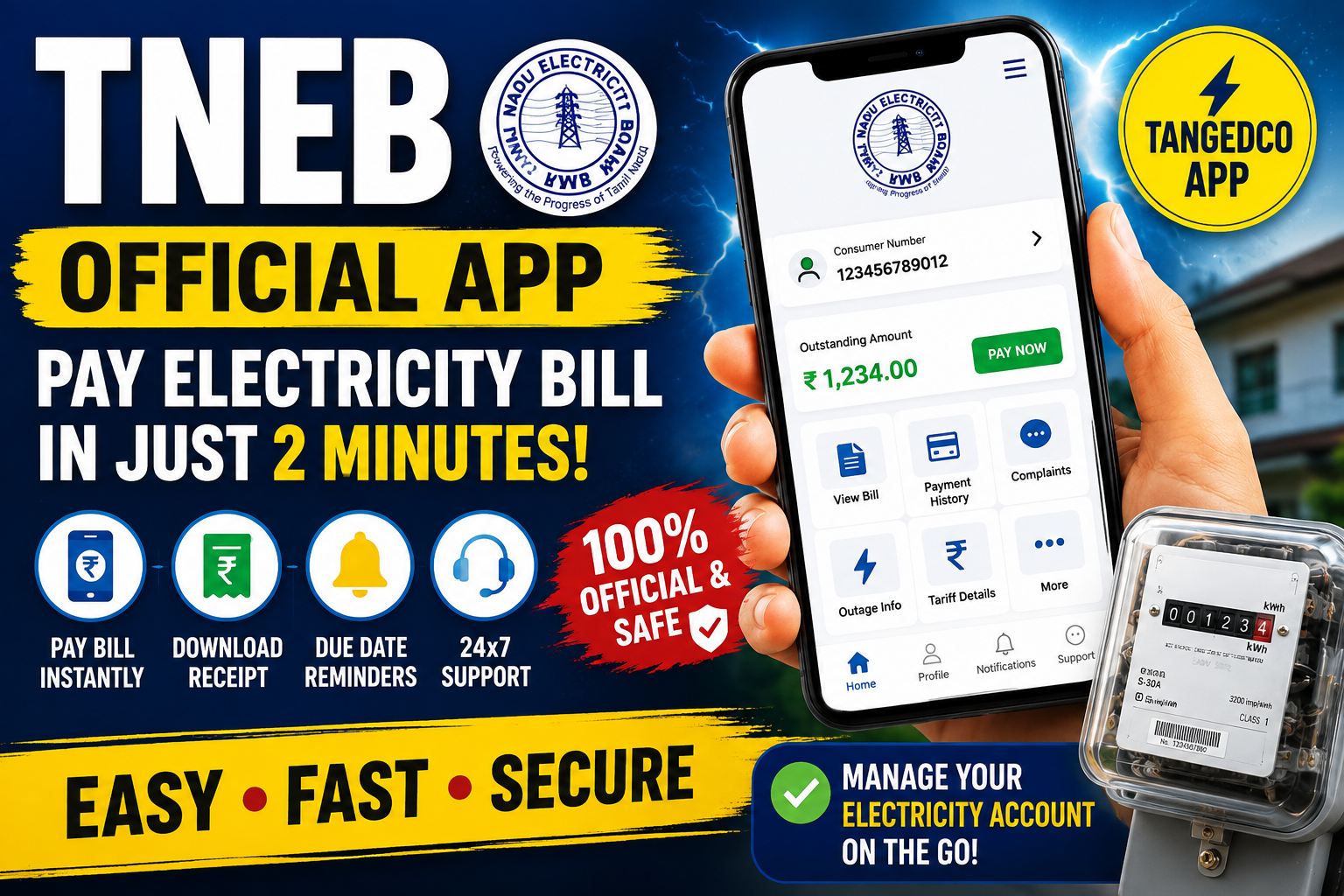 How the TNEB Official Mobile App Makes Electricity Bill Payments Easier